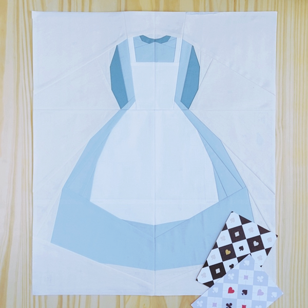 ALICE'S APRON quilt block pattern