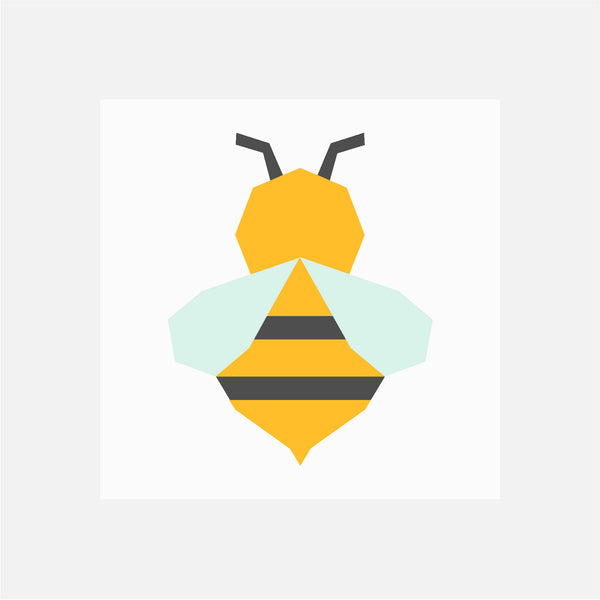 BEE quilt block pattern