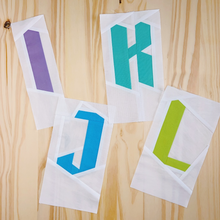 GOTHIC UPPERCASE ALPHABET quilt block patterns