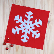 SNOWFLAKE III quilt block pattern