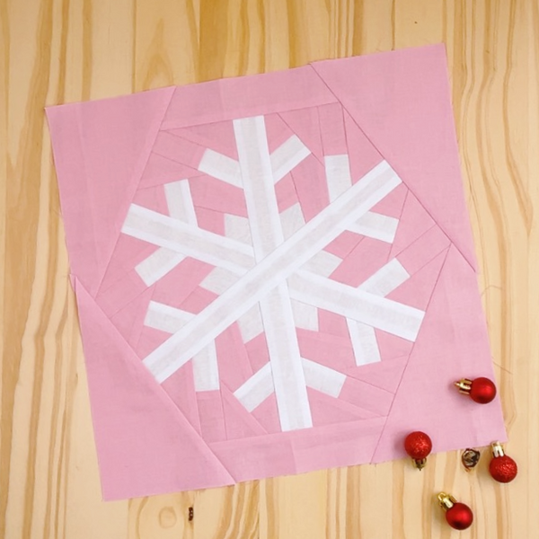 SNOWFLAKE IV quilt block pattern