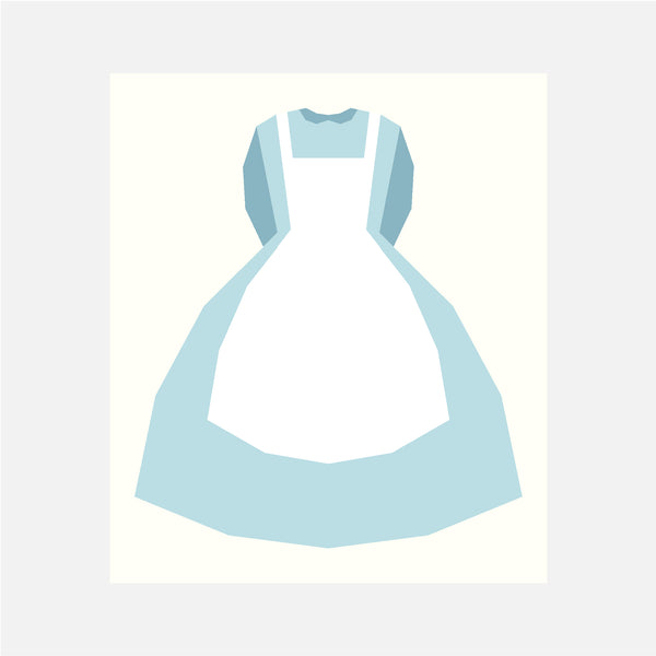 ALICE'S APRON quilt block pattern