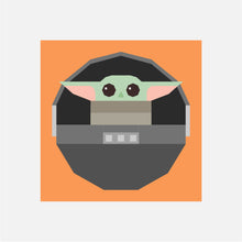 BABY YODA mini quilt pattern