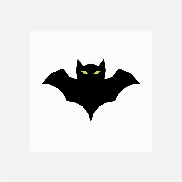 BAT quilt block pattern