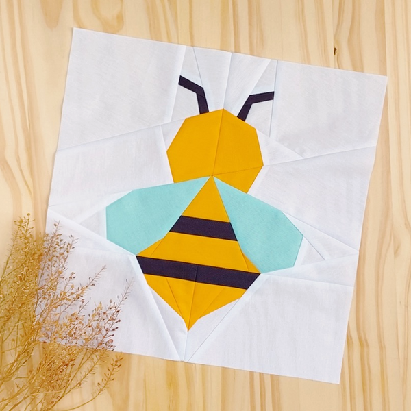 BEE quilt block pattern
