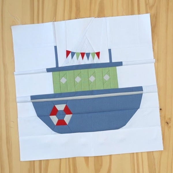 BOAT quilt block pattern