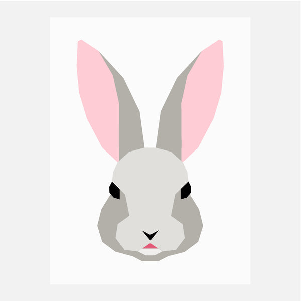 BUNNY quilt block pattern
