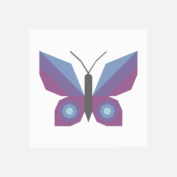 BUTTERFLY quilt block pattern