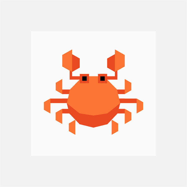 CRAB quilt block pattern