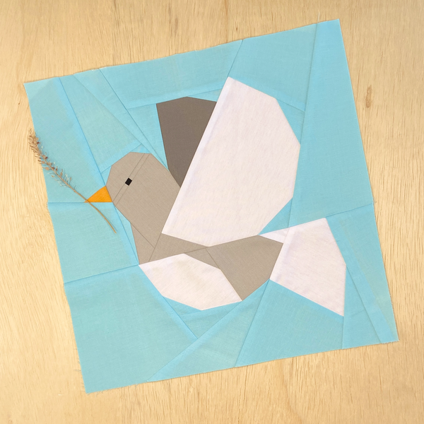 DOVE quilt block pattern