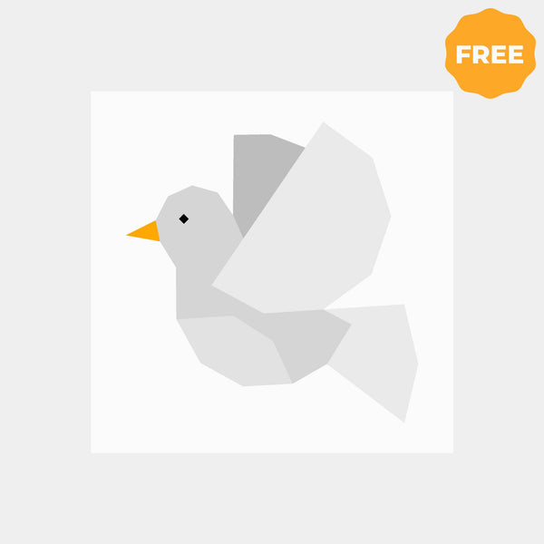 DOVE quilt block pattern