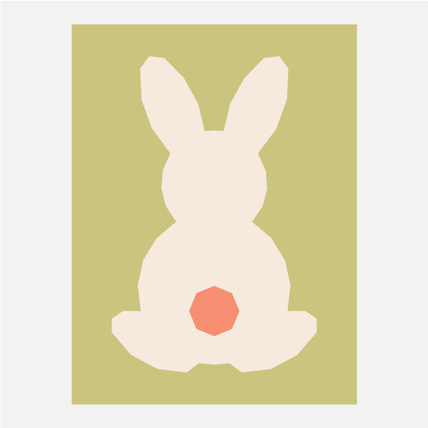EASTER BUNNY quilt block pattern