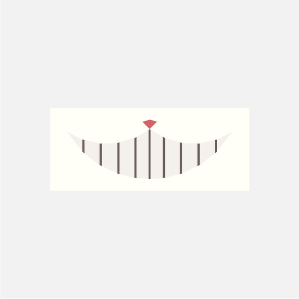 ENIGMATIC GRIN quilt block pattern