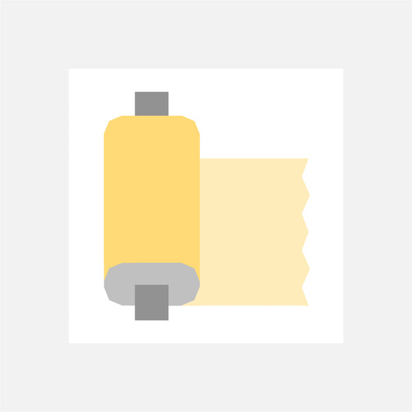 FABRIC ROLL quilt block pattern