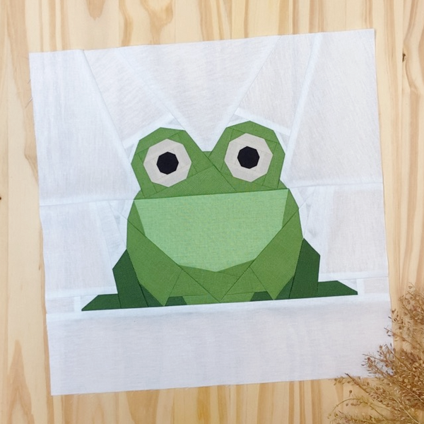FROG quilt block pattern