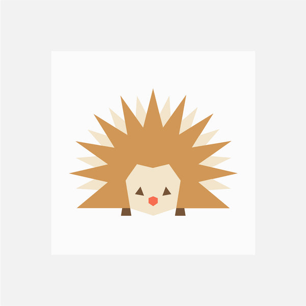 HEDGEHOG quilt block pattern