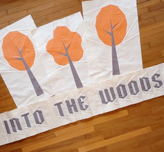 INTO THE ENCHANTING WOODS quilt block pattern