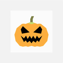JACK O' LANTERN quilt block pattern