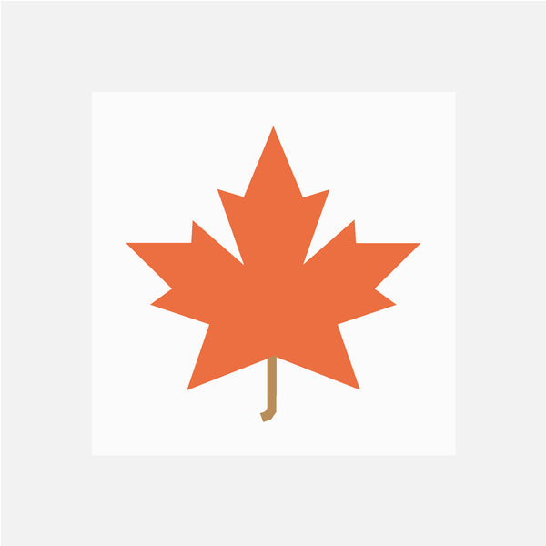 MAPLE LEAF quilt block pattern