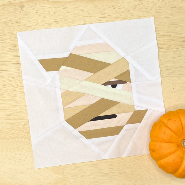 MUMMY quilt block pattern