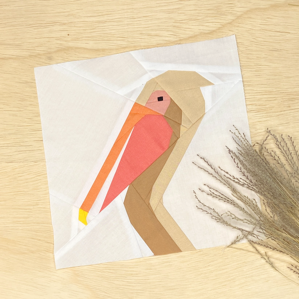 PELICAN quilt block pattern
