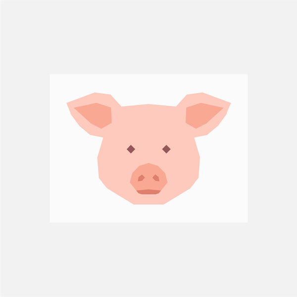 PIG quilt block pattern
