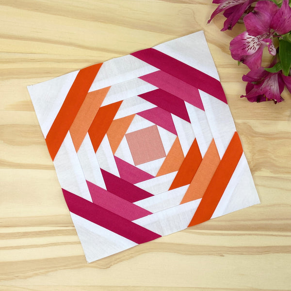 PINEAPPLE quilt block pattern