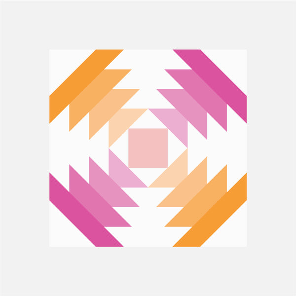 PINEAPPLE quilt block pattern