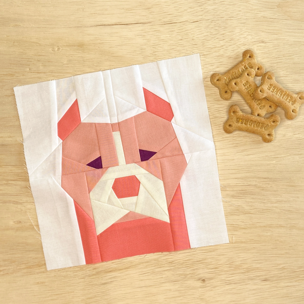AMERICAN PIT BULL TERRIER quilt block pattern