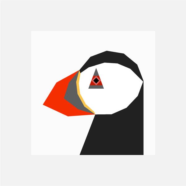 PUFFIN quilt block pattern