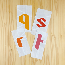 GOTHIC LOWERCASE ALPHABET quilt block patterns