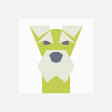 SCHNAUZER quilt block pattern