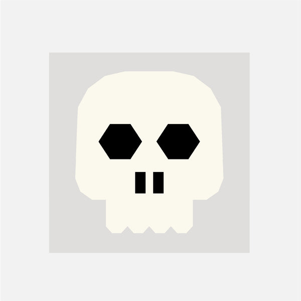 SKULL quilt block pattern
