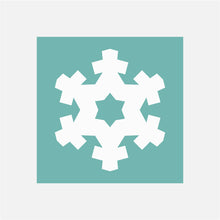SNOWFLAKE II quilt block pattern