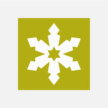 SNOWFLAKE V quilt block pattern