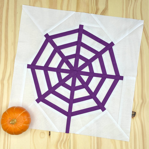 SPIDER WEB quilt block pattern