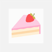 STRAWBERRY CAKE quilt block pattern
