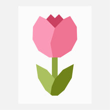 TULIP quilt block pattern