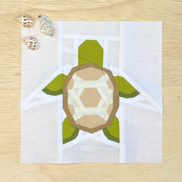 TURTLE quilt block pattern