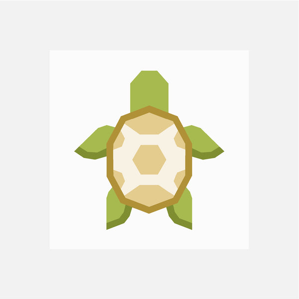 TURTLE quilt block pattern