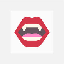 VAMPIRE'S KISS quilt block pattern