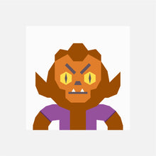 WEREWOLF quilt block pattern