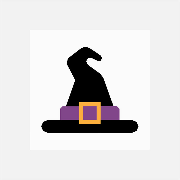 WITCH'S HAT quilt block pattern