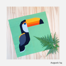 TOUCAN quilt block pattern