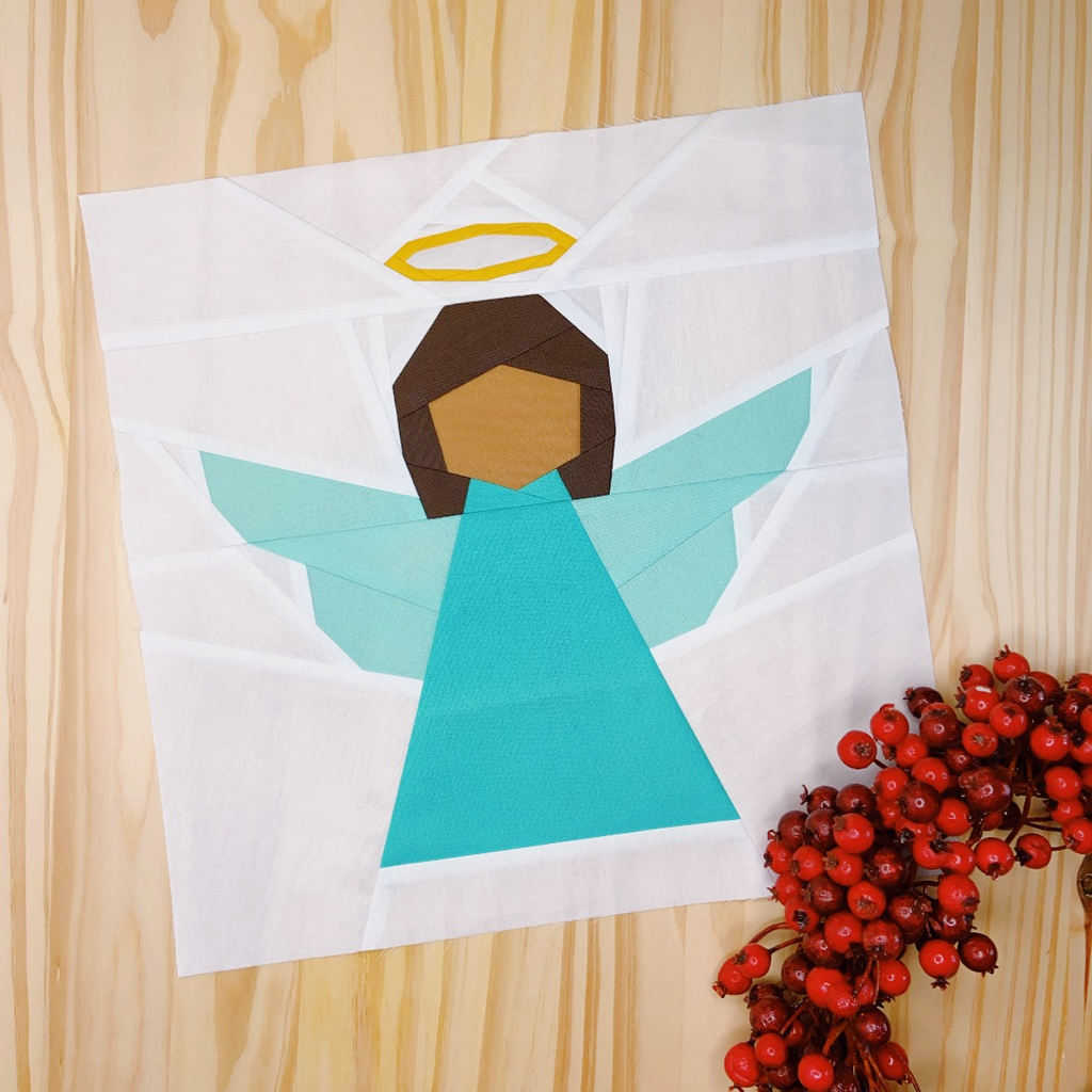 ANGEL quilt block pattern – Tomte Studio