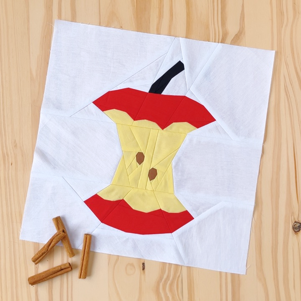 APPLE CORE quilt block pattern – Tomte Studio
