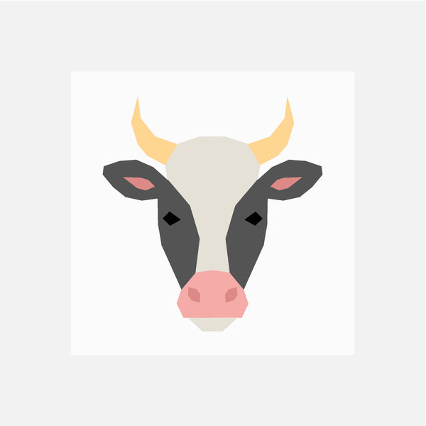 COW quilt block pattern