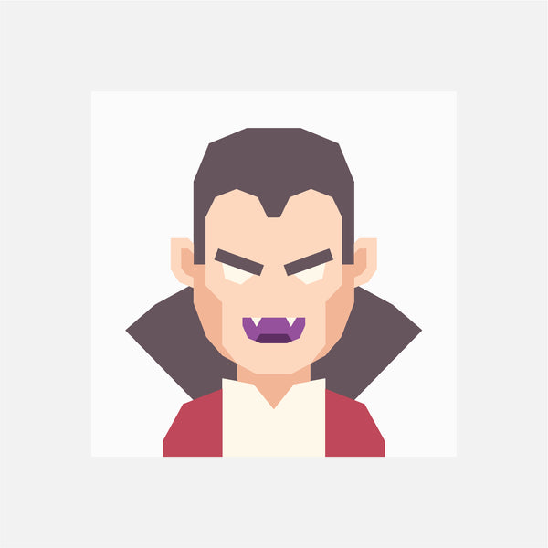 DRACULA quilt block pattern