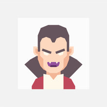 DRACULA quilt block pattern