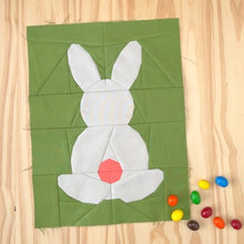 EASTER BUNNY quilt block pattern